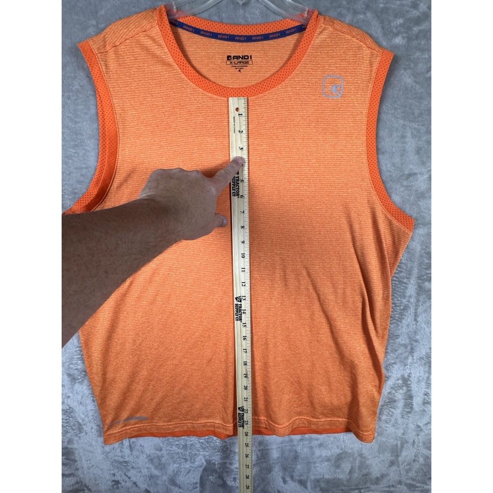 And 1 Sleeveless Shirt Orange Size‎ XL - Picture 6 of 11